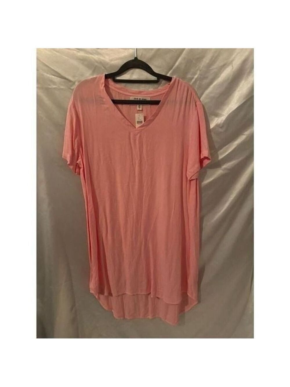 Anthropologie Pink Tunic Knee-Length Dress
